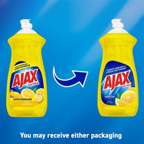 Ajax Ultra Super Degreaser Lemon Scent Liquid Dish Soap 28 Fl Oz Qfc