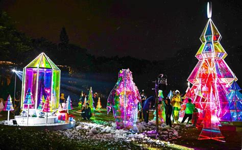 Khu rừng pha lê Địa điểm checkin siêu hot mùa Noel China Airlines Viet nam