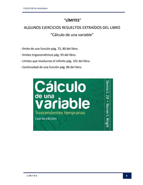 Solution L Mites Ejercicios Resueltos C Lculo De Una Variable Studypool