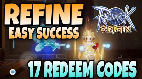 Roo Refine Success And Redeem Codes October Ragnarok