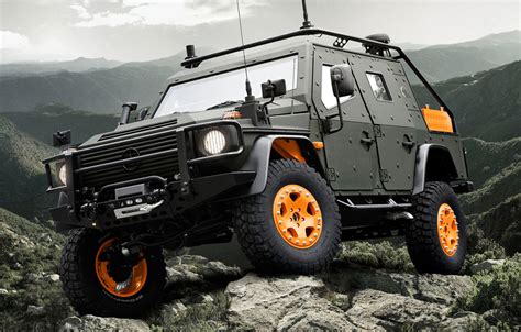 Mercedes Benz G Wagon Lapv 6 X Concept Is The Latest In Armored Vehicle Technology