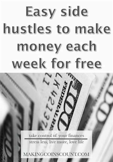 Easy Side Hustles to Make Extra Money Each Week