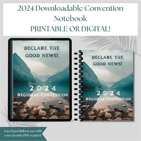 2024 Declare The Good News Jw Convention Digital Or Printable Notebook