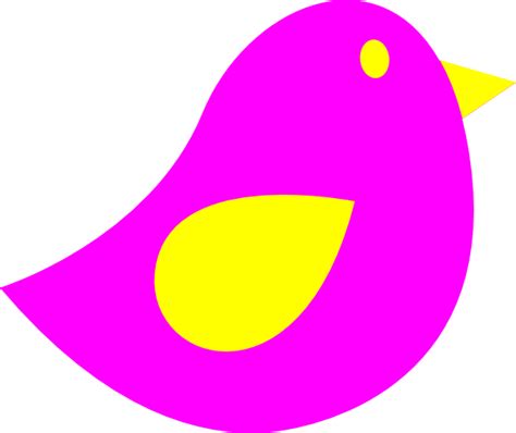 Pink Little Bird Clip Art At Vector Clip Art Online Royalty Free And Public Domain