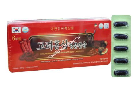 M S M Korean Red Ginseng Extract Soft Capsules H N Qu C