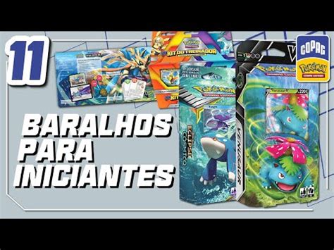 Os Melhores Produtos Para Iniciantes Pok Mon Tcg B Sico Youtube