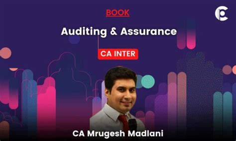 CA Inter Auditing Assurance Books By CA Mrugesh Madlani CrackThePaper