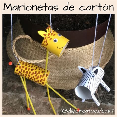 Marionetas Con Material Reciclado Diy Juguete Casero Para Ni Os