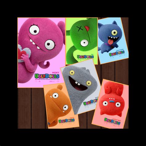 “Uglydolls” ganha postêres de seus personagens, preparando-se para a ...