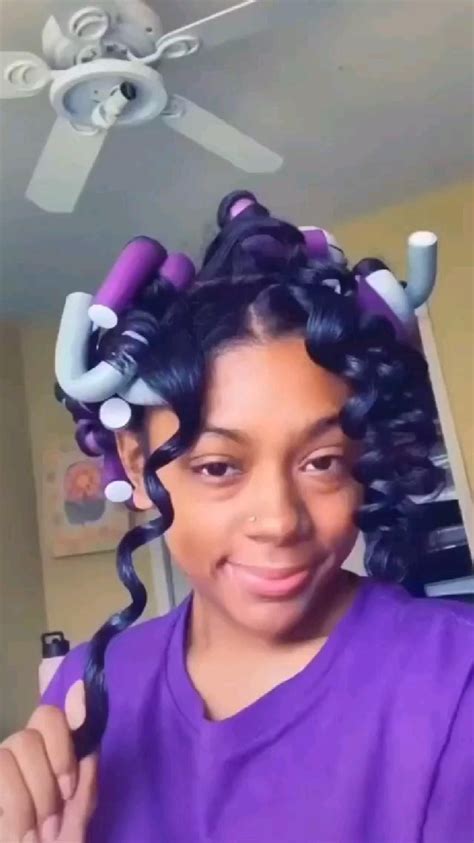 Natural Hair Flexi Rod Set L Heatless Wand Curls Video Artofit