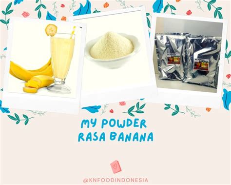 Jual Powder Banana Banana Powder 1 Kg Bubuk Minuman Rasa Banana