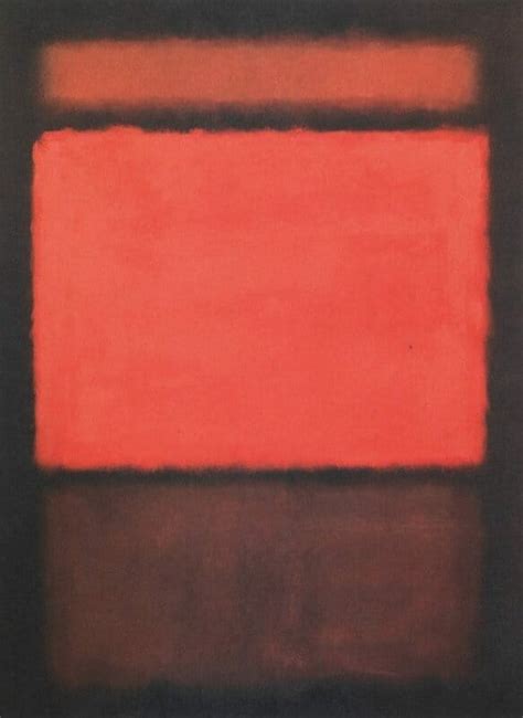 Mark Rothko Untitled 1963 Art Print On Canvas