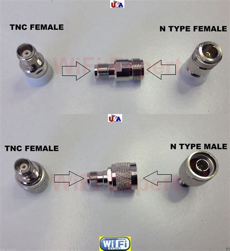 Tnc Male Female To N Male Female Rf Connector Adapter Wifi Antenna