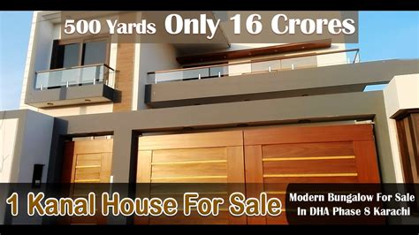 Brand New Modern Bungalow For Sale In DHA Phase 8 Karachi 1 Kanal