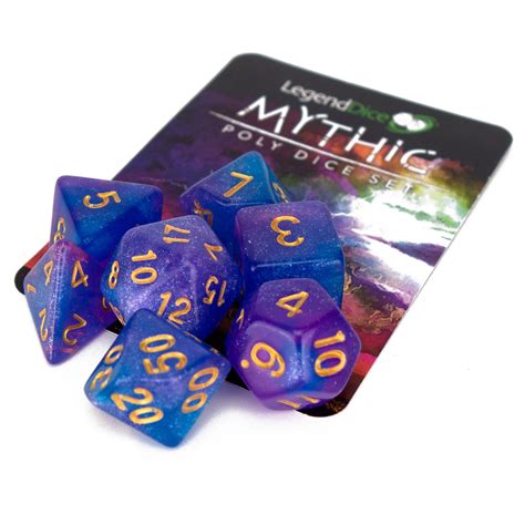 Poly Dice Set - Mythic - Secret Stars