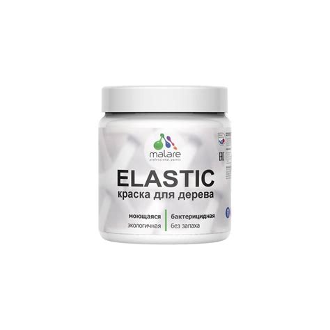 Акриловая краска для дерева MALARE Elastic для наружных и внутренних ...