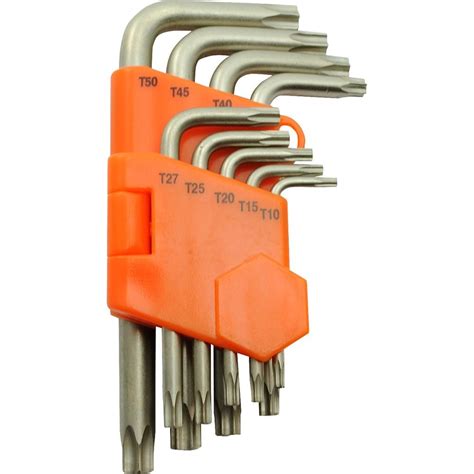 Dynamic Tools 9 Piece Torx Hex Key Set T10 T50 The Home Depot Canada