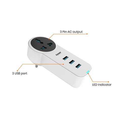 Swivel USB HUB Intelligent Portable Universal Charging – d-power India Official – Premium ...