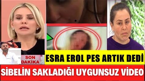 SİBELİN SİLDİĞİ O İFŞA VİDEOSU CANLI YAYINDA AÇILDI ESRA EROL ŞOK OLDU