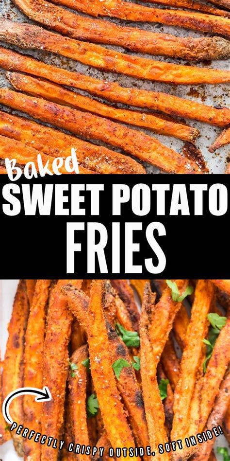 Crispy Oven Baked Sweet Potato Fries Are Healthy Alternative To Your Regular Potato Fri Sweet