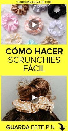 C Mo Hacer Un Coletero Scrunchie Pimienta Y Purpurina Artofit