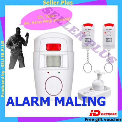 Jual Sp Alarm Pintu Rumah Digital Anti Maling Infrared Pir Sensor Gerak