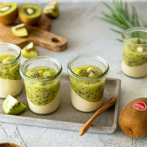 Panna Cotta Con Kiwi Oscar