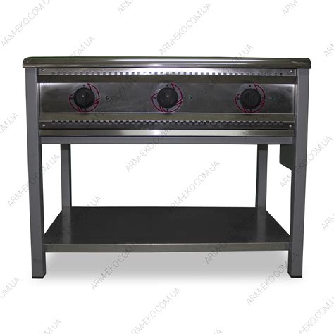 Плита електрическая АРМ-ЭКО ПЕ-3 Ч - АРМ-ЕКО