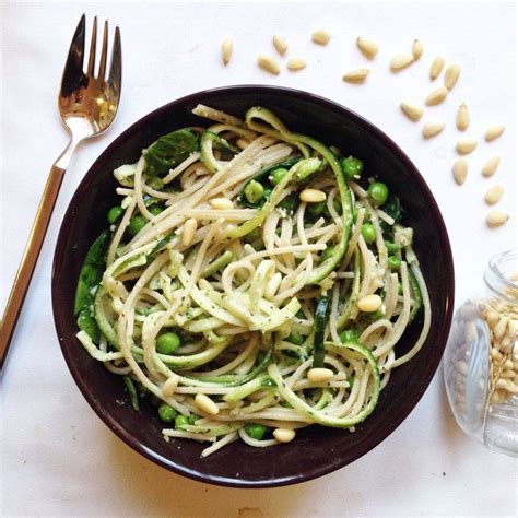 Vegan Basil Pesto With Pine Nuts Recipe Veggie Magazine Gluten Free