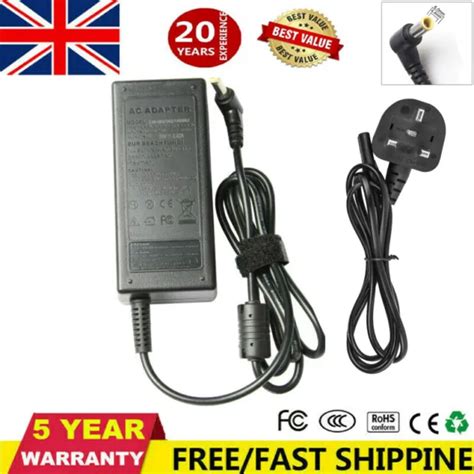 Power Supply Ac Adapter Cable Lead For Sony Bravia Led Lcd Tv