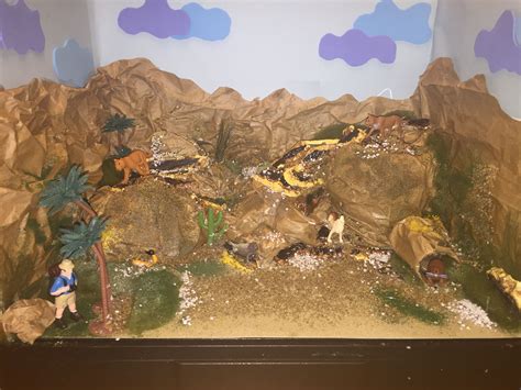 Mountain Habitat Diorama Project