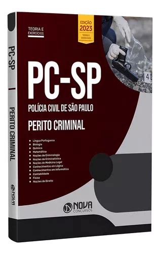 Apostila Pc Sp 2022 Perito Criminal De Professores Especializados