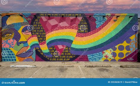 Pride Themed Mural By Artist Daniel Yanez In The Historical Gayborhood ...