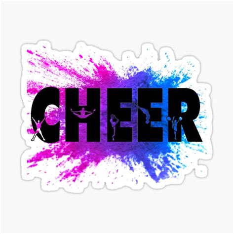 Cheer Sticker For Sale By Sanydelany Redbubble