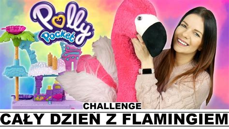 Challenge 24h 🎄 CaŁy DzieŃ Z RÓŻowym Flamingiem Polly Pocket 🦩