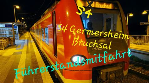 F Hrerstandsmitfahrt S Von Germersheim Nach Bruchsal Hbf Germany