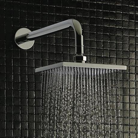 Minimalist Square Fixed Shower Head Chrome STY013 At Victorian