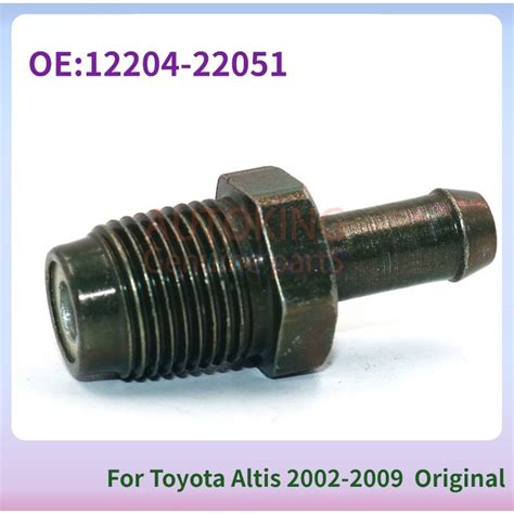 PCV Valve For Toyota Corolla Altis 2002 2009 Original 12204 22051