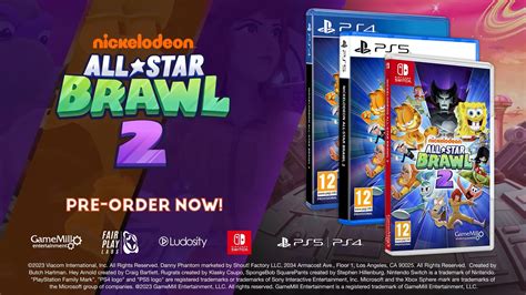 Nickelodeon All Star Brawl 2 Cartoon Characters Return For An All Out Brawl Nintendo Switch