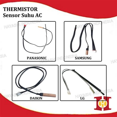 Thermistor Ac Daikin Panasonic Samsung Lg Termistor Sensor Suhu