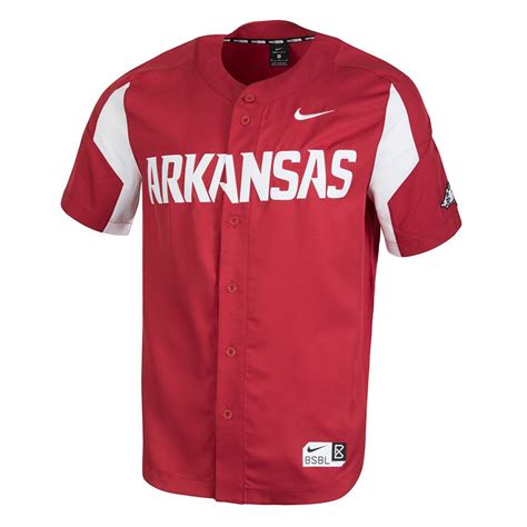 Razorbacks Arkansas Nike 2018 Baseball Jersey Alumni Hall