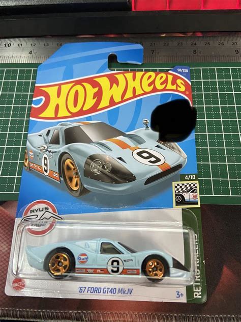 HOT WHEELS HOTWHEELS 67 FORD GT40 mk4 書籍休閒與玩具 玩具公仔桌遊在旋轉拍賣