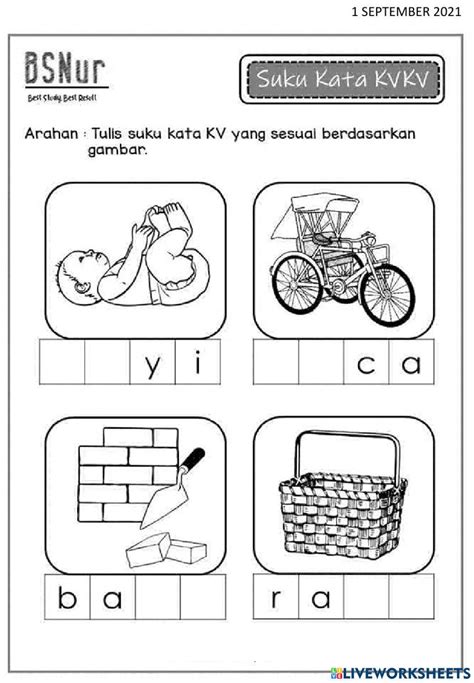 Huruf Besar And Huruf Kecil Worksheet Live Worksheets