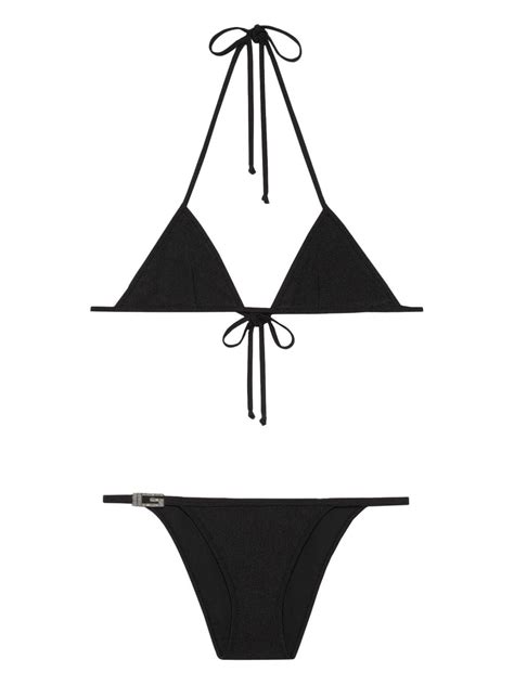 Gucci Triangle Cup Bikini Set Farfetch