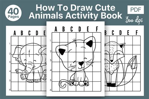 How to Draw Cute Animals Step by Step Graphic by Skalling Dygital ...