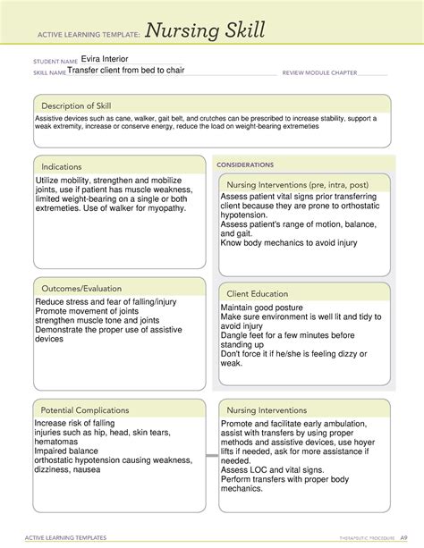 Client Safety Nursing Skill Template Prntbl Concejomunicipaldechinu