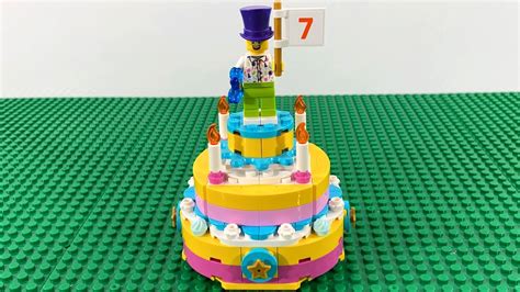 How To Build Lego Birthday Cake 40382 Lego Empire Satisfying Stopmotion Speed Build Happy