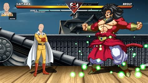 SAITAMA Vs BROLY The Most Epic Fight Ever Made YouTube