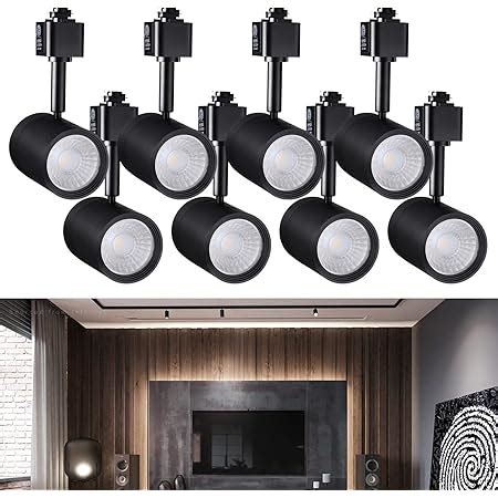 LEONLITE 8 Pack 8 5W Home Series LED Track Lighting Heads CRI90 H