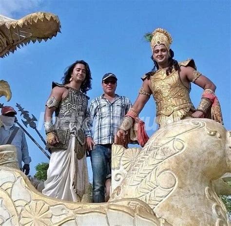 Saurabh raaj Jain Mahabharat on the set pics Photo